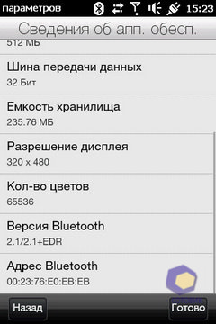 Скриншоты HTC HD_mini
