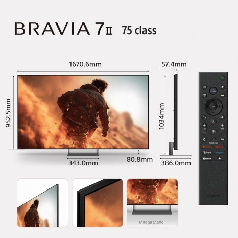 Фото товара Sony  K-75XR75M2