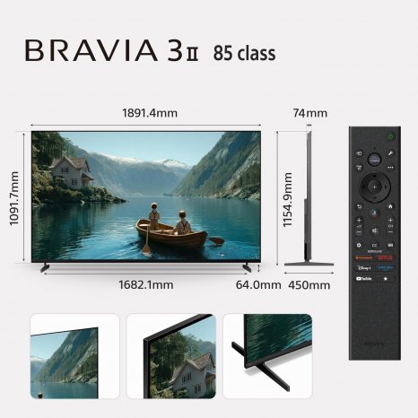 Фото товара Sony Bravia 3 II K-85XR35M2