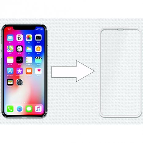 Фото товара Ainy 3D Full Screen Cover для Apple iPhone X/Xs (белое, 0.2mm)