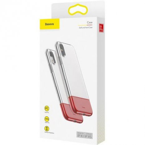 Фото товара Baseus Soft and Hard для iPhone X/Xs (красный)