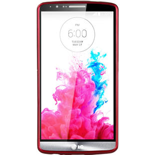 Фото товара iMuca накладка-силикон для LG G3 (красный)