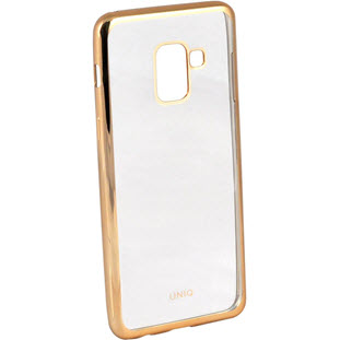 Фото товара Uniq Glacier Glitz накладка для Samsung Galaxy A8 Plus 2018 (GA8PHYB-GLCZGLD, gold)