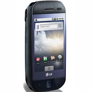 LG GW620 (blue on black)