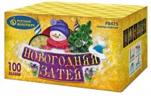 Фейерверк  Батарея салютов P8475 Новогодняя затея (1,25"x100)
