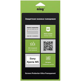 Защитная пленка Ainy для Sony Xperia M5 (глянцевая)
