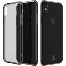 Чехол Baseus Simple Series для iPhone X/Xs (прозрачный черный)
