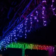 Фото товара Гирлянда бахрома - Twinkly Icicle (Multicolor edition) - 190 шт.(5 м) RGB + BT + Wi-Fi (TWI190STP-TEU)