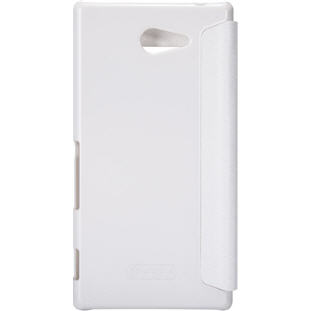 Фото товара Nillkin Sparkle Leather книжка с окошком для Sony Xperia M2 (белый)