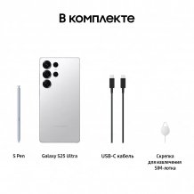 Фото товара Samsung Galaxy S25 Ultra 12/512Gb, Серебряный титан