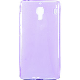 Чехол Silco силиконовый для Xiaomi Red Rice 1S (фиолетовый прозрачный)