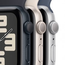 Фото товара Apple Watch SE (2024) 40mm Midnight Aluminum Case with Ink Sport Loop (GPS)