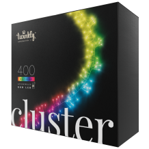 Электрическая гирлянда LED Twinkly Cluster (Multicolor edition) - 400 шт. (6 м) RGB + BT + Wi-Fi (TWC400STP-BEU)