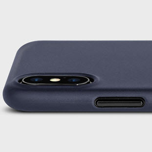 Фото товара Uniq Bodycon накладка для Apple iPhone X (navy blue)