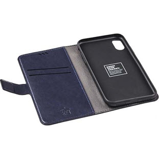 Фото товара Uniq Journa Heritage книжка для Apple iPhone X (IPXGAR-JHERBLK, black)