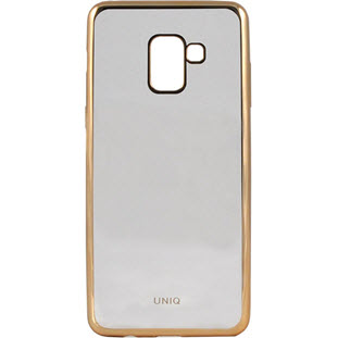 Uniq Glacier Glitz накладка для Samsung Galaxy A8 Plus 2018 (GA8PHYB-GLCZGLD, gold)